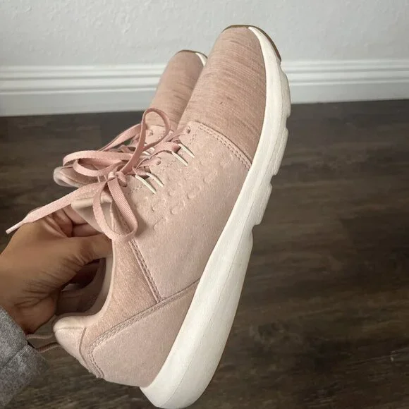 Women's ABEO Pink Women's Athletic Sneaker Size 8.5 INSOLE MISSING - Picture 4 of 10